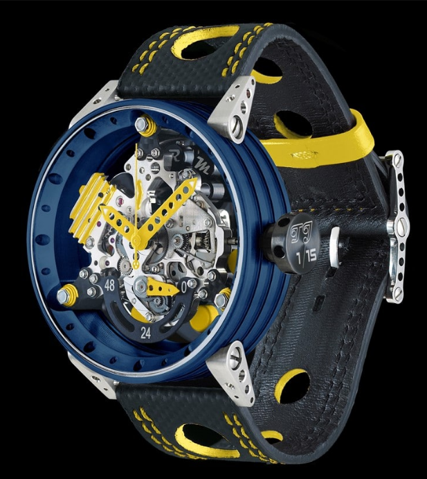 Luxury BRM R50 R50-VT-TJ blue PVD titanium yellow Replica Watch Luxury BRM R50 R50-VT-TJ blue PVD titanium yellow Replica Watch